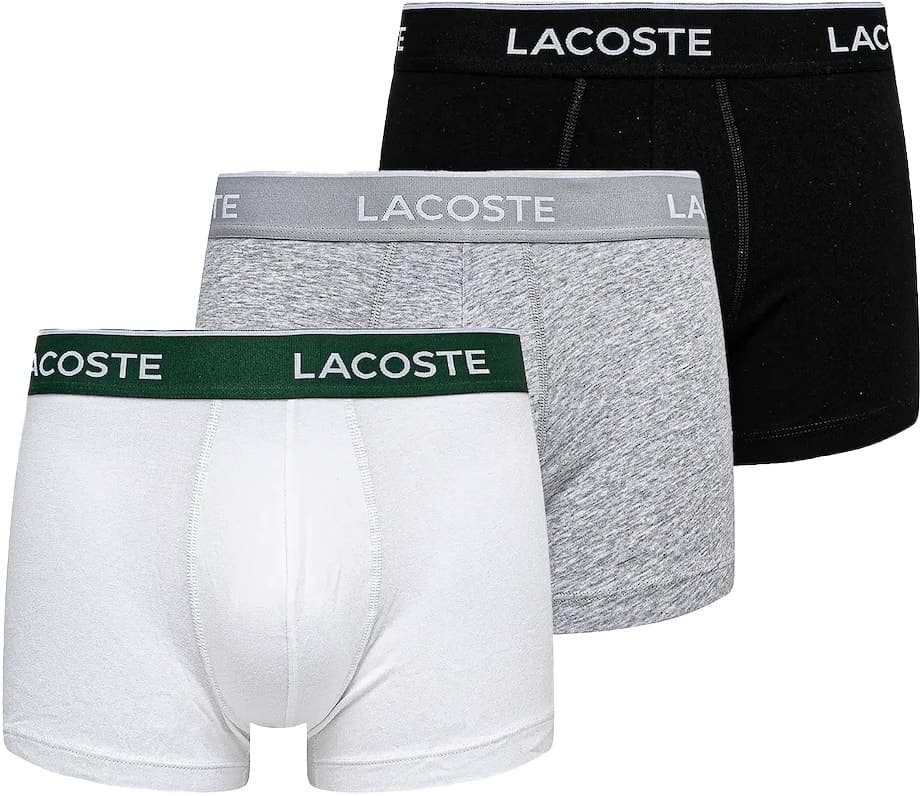 Cueca Boxer Lacoste 5H1300-23 Masculino (3 Unidades)