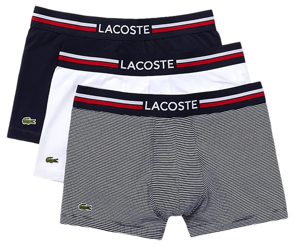 Boxer Masculino Lacoste 3 Unidades