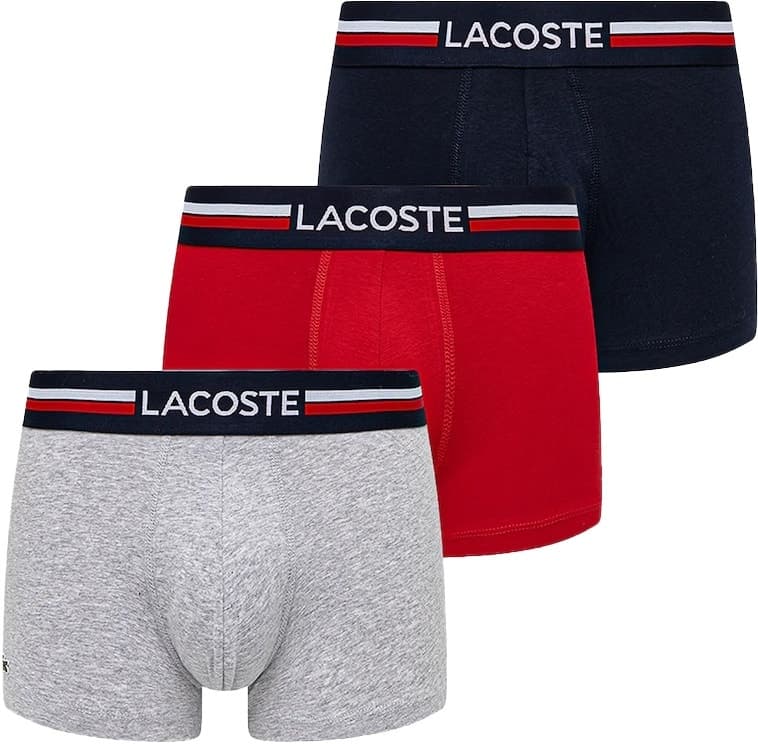 Cueca Boxer Lacoste Masculino (3 Unidades)
