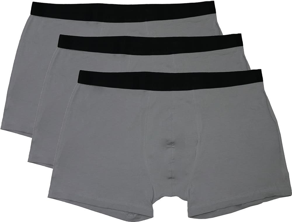 Boxer Longo Hydrant Bh00002 (3 Unidades) Cinza - Masculino