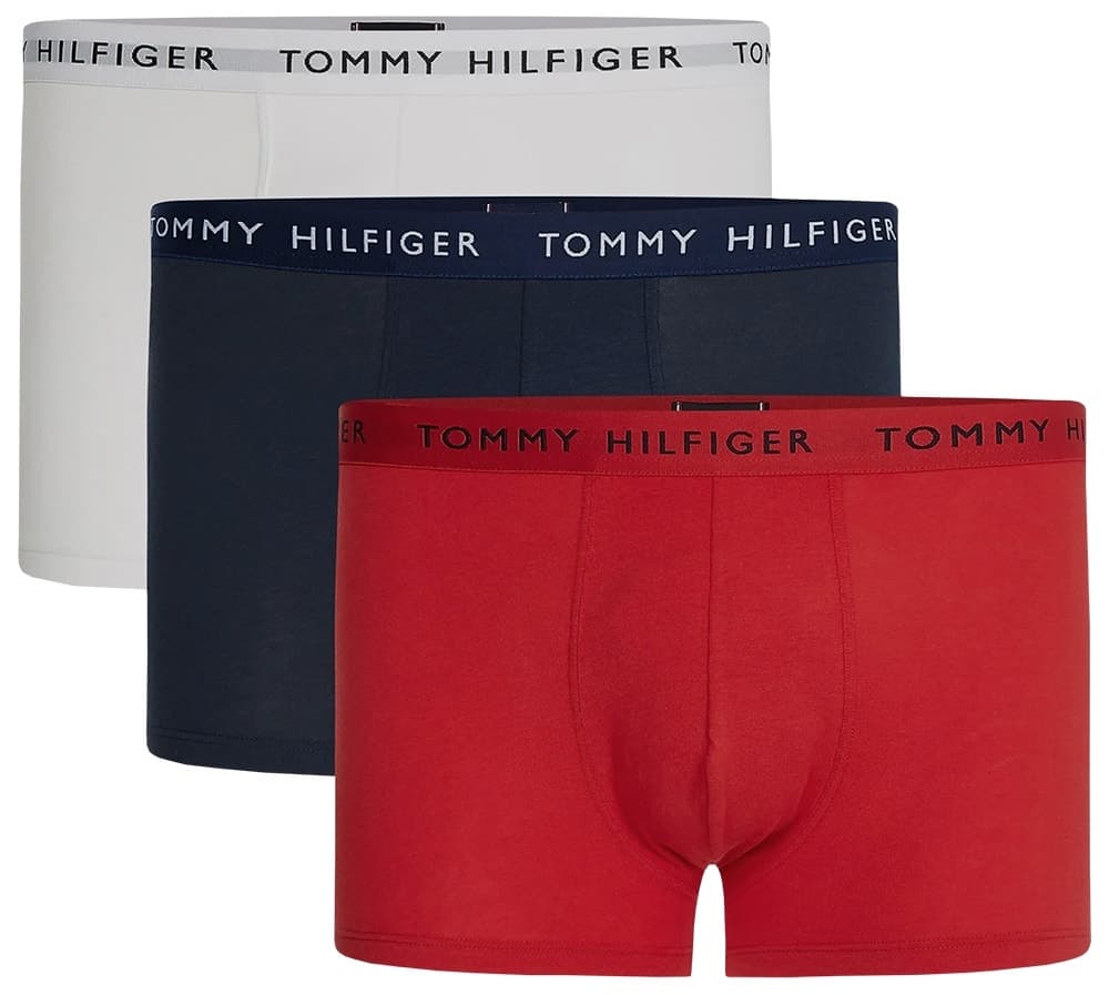 Boxer Tommy Hilfiger UM0UM02203 0WS Algodão Reciclado Masculino (3 Unidades)