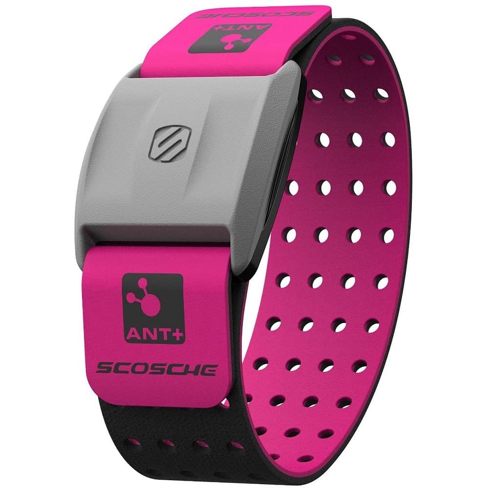 Braçadeira Monitor de Frequência Cardíaca Scosche Rhythm+ Rosa