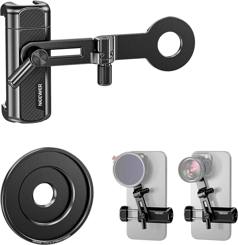 Braçadeira para Lente de Câmera de Smartphone Neewer Pa047 - Preto