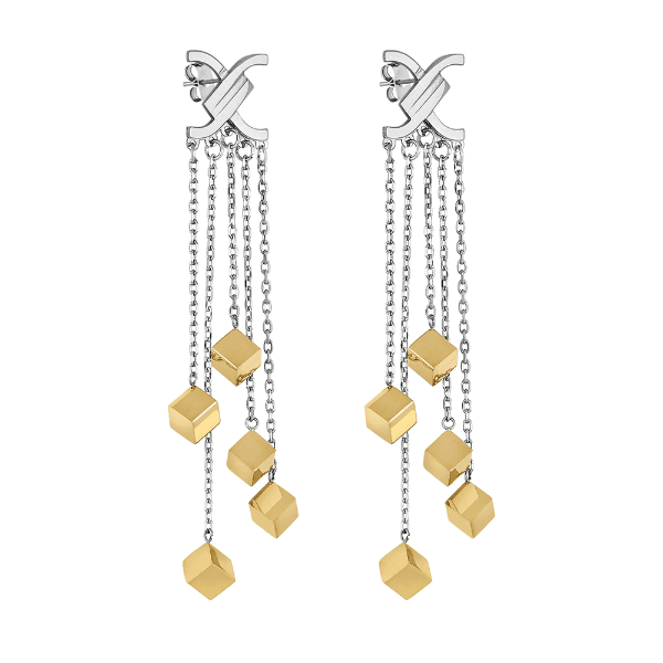 Brinco Feminino Daniel Klein Dkj.5.30012-3 Prata/Dourado