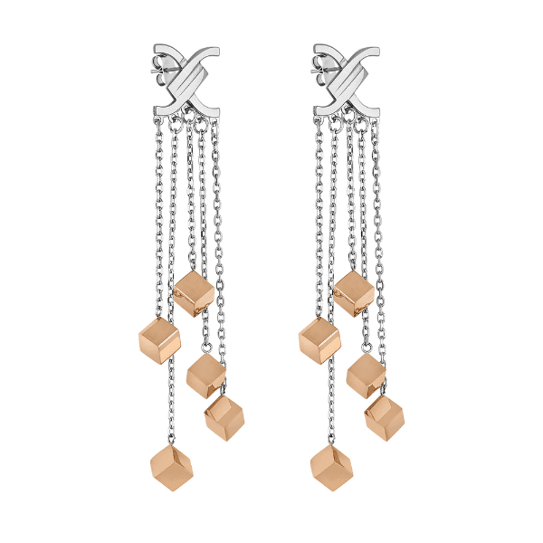 Brinco Feminino Daniel Klein Dkj.5.30012-4 Prata/Rose Gold