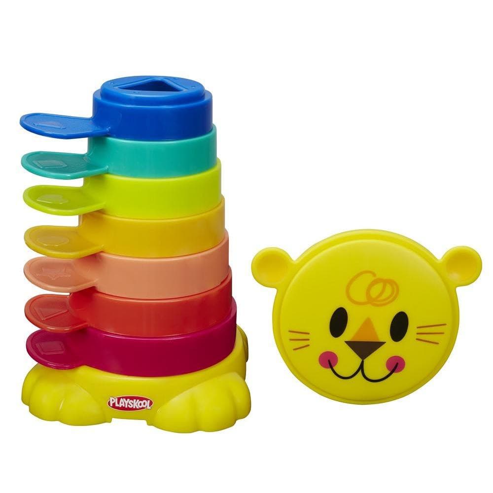 Brinquedo Empilhável Hasbro Playskool B0501 Leão