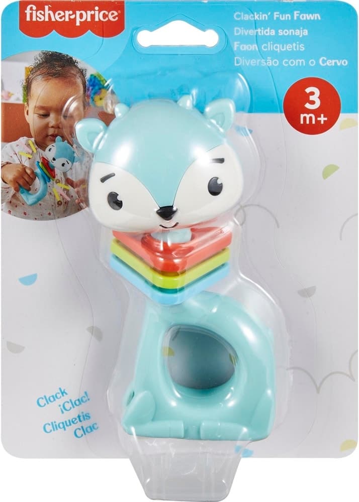 Brinquedo para Bebê Fisher-Price Clakin' Fun Fawn
