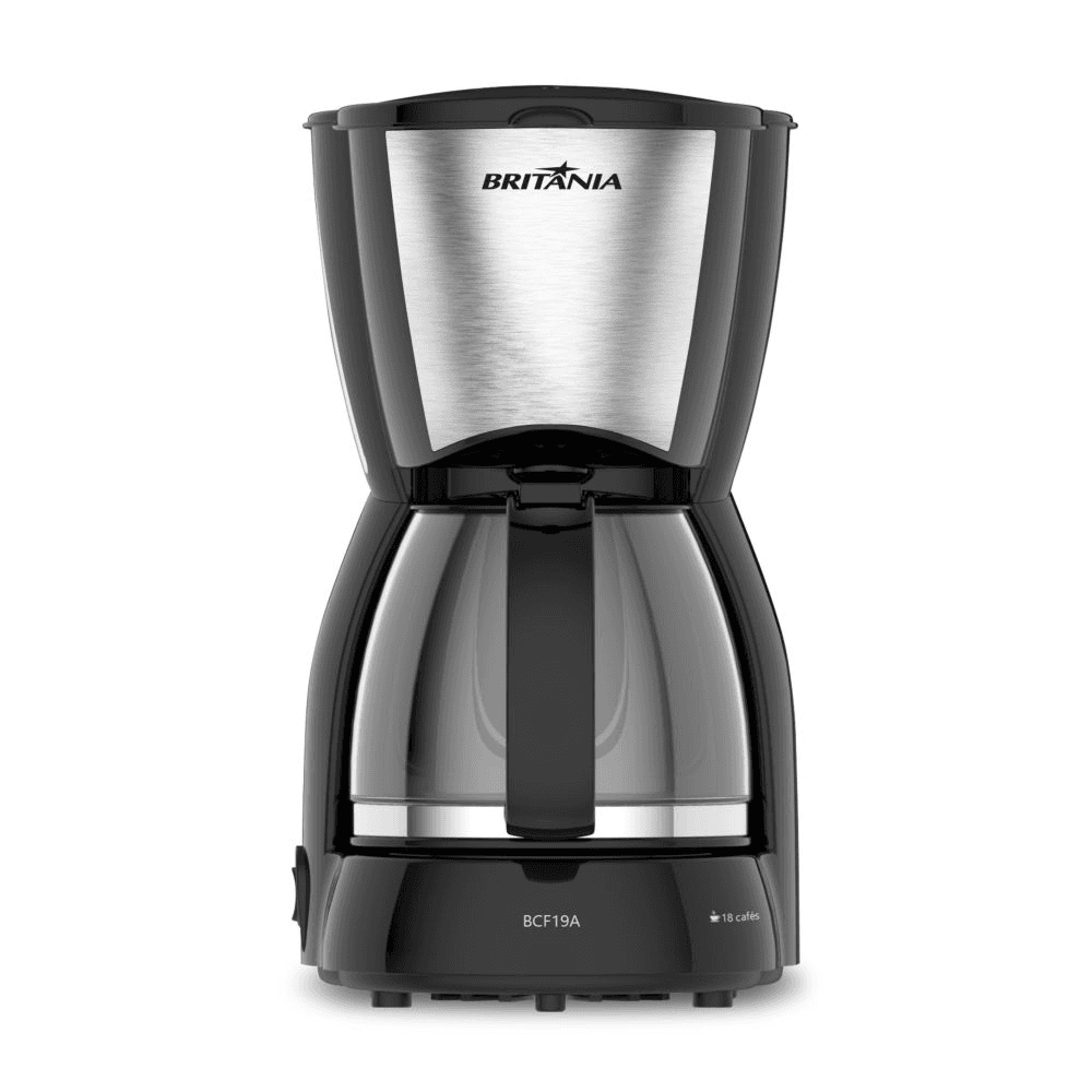 Cafeteira Britania BCF32A Inox TEMP/32TAZAS/110V Negro