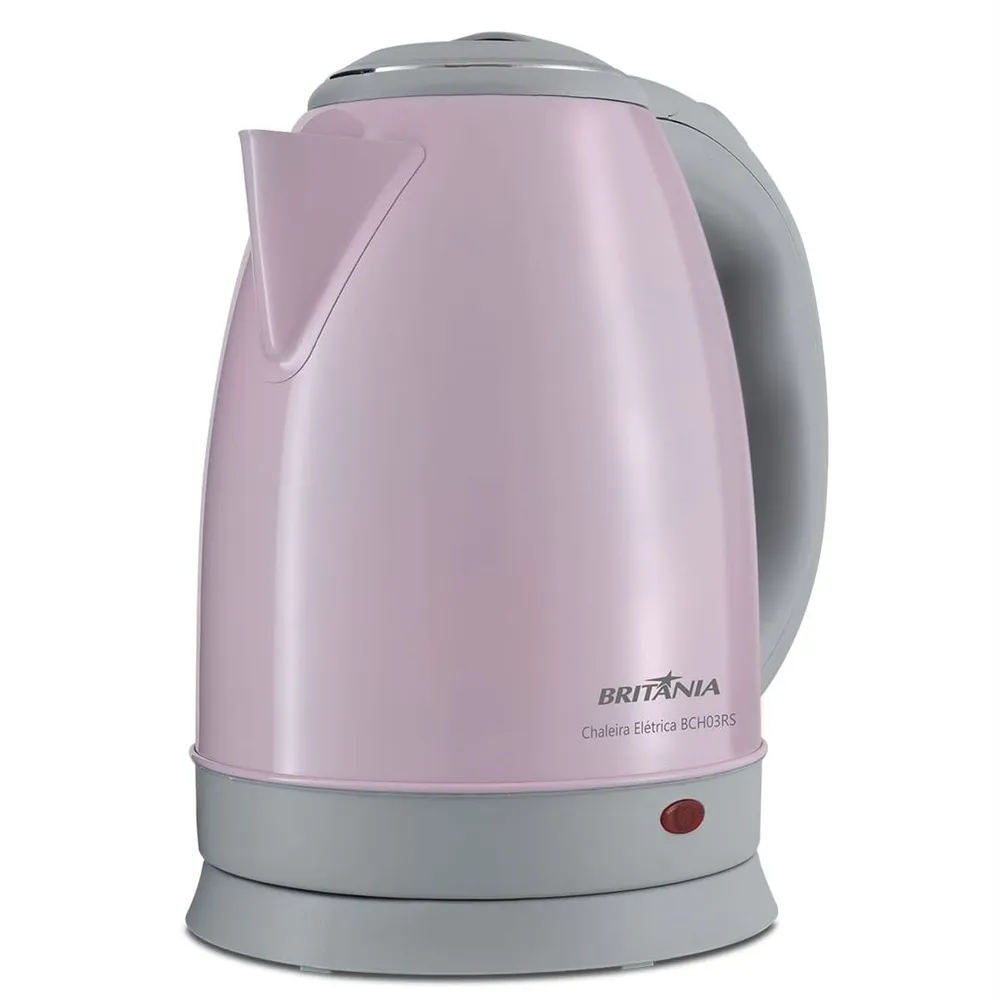 Chaleira Elétrica Britania BCH03RS 1.8L 220V 60Hz Rosa