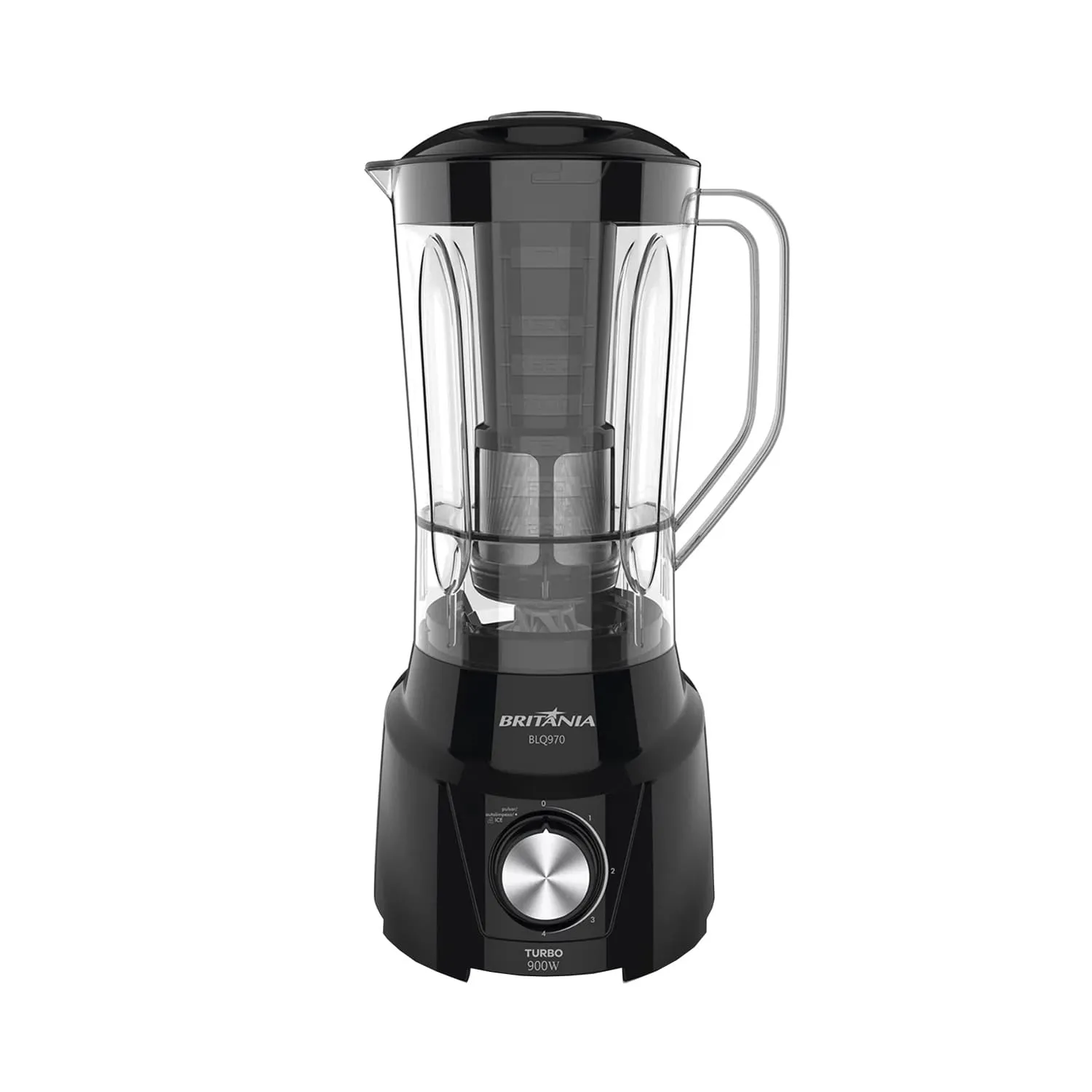 Liquidificador Britania Blq970 2.6L 900W 4 Velocidades 220V Preto