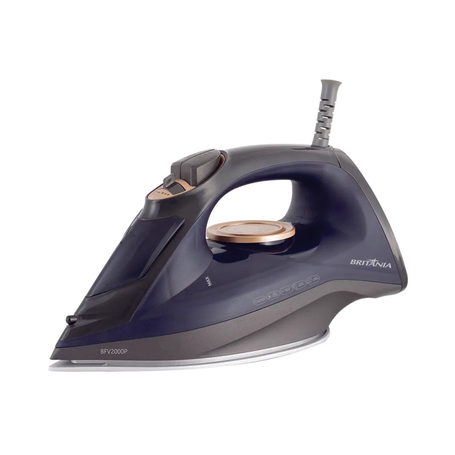 Ferro de Passar Britania BFV2000P Ceramic 245ML/2NIV/1200W/110V/60H Azul