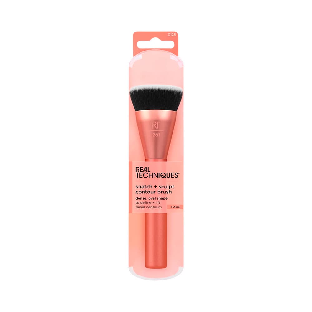 Pincel Real Techniques Snatch + Sculpt Contour Rose Gold
