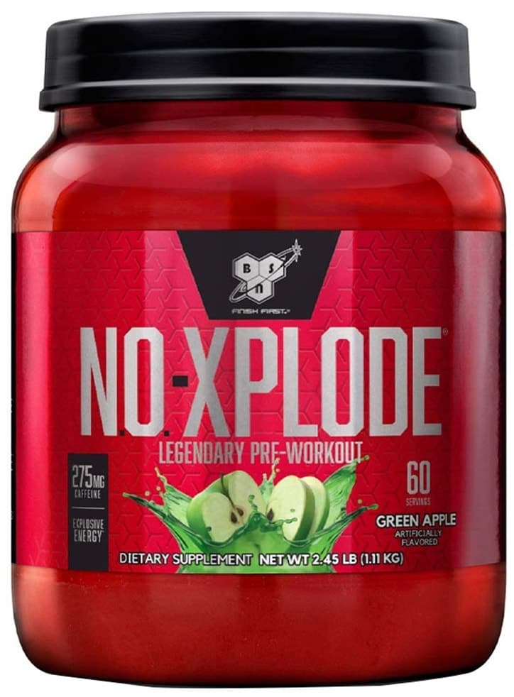 Suplemento Bsn N.O.-Xplode Legendary Green Apple (1.11G)