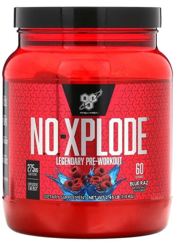 Suplemento Pré-Treino Bsn N.O.-Xplode Igniter Blue Raz (1.11Kg)