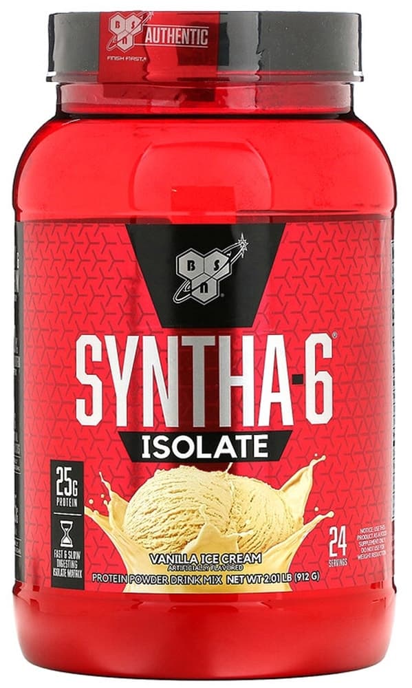 Proteína Isolada Bsn Syntha-6 Ice Cream de Baunilha (912G)