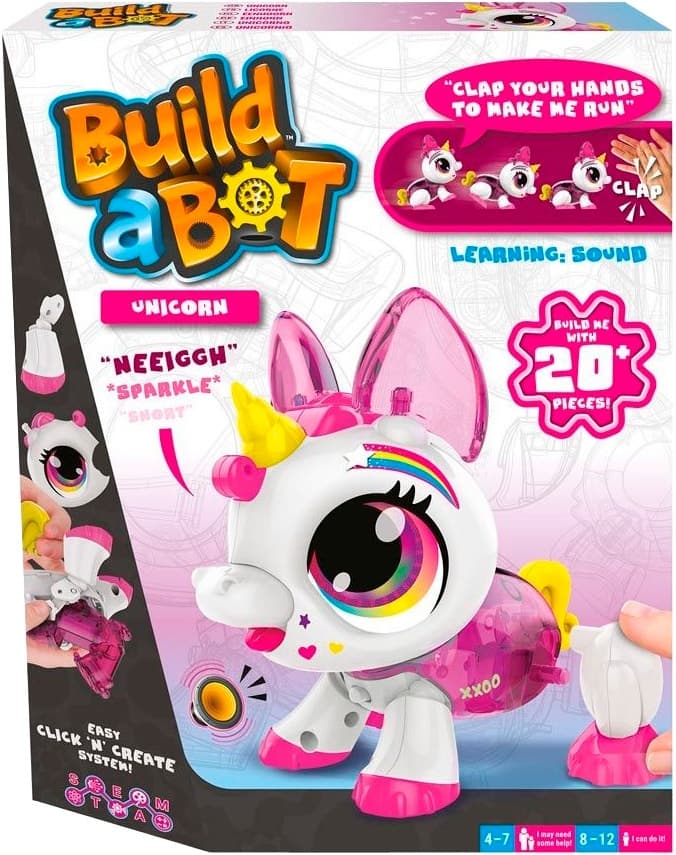 Brinquedo Build A Bot Unicorn Goliath