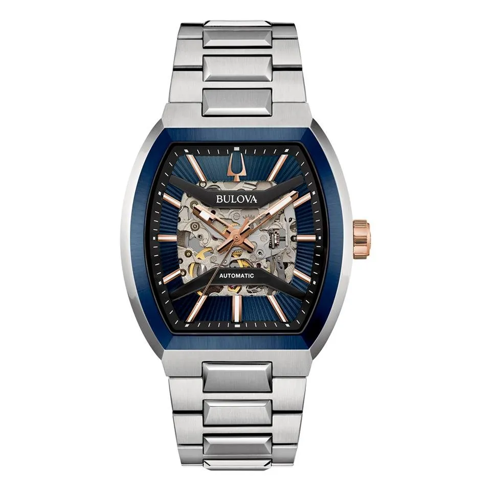 Relógio Bulova 98A319 Prateado/Azul