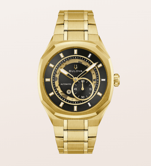 Relógio Bulova 97A204 Preto/Dourado