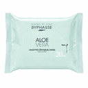 Toalhetes Desmaquilhantes Byphasse Aloe Vera C/20