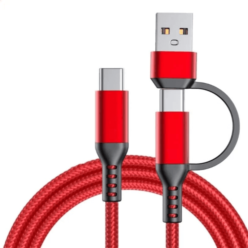 Cabo C-Covers com Adaptador Lightning/USB-C Cores Variadas