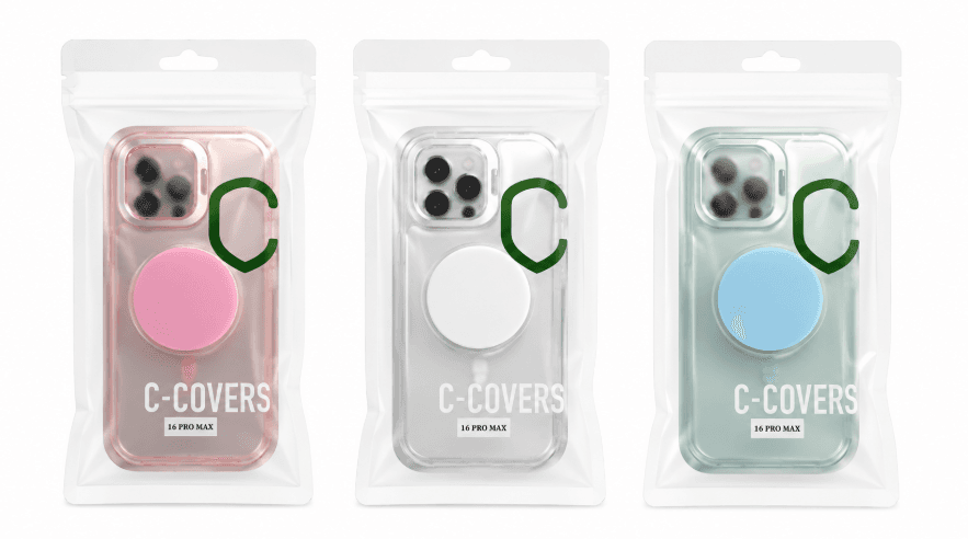 Capa 360 C-Covers para iPhone 14 Pro Max + Pop Socket Várias Cores