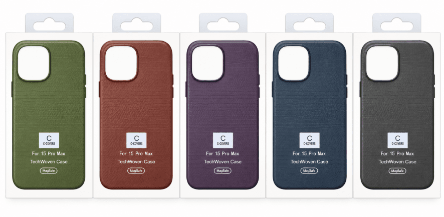 C-covers Capa iPhone 15 PRO MAX Techwoven Magnetic Colores Varios