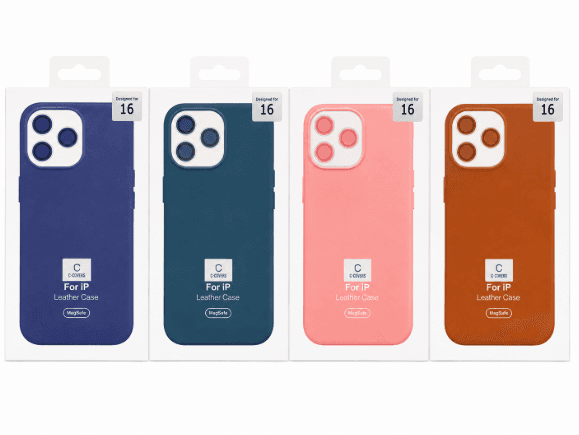C-covers Capa iPhone 16 Leather Magsafe Colores Varios