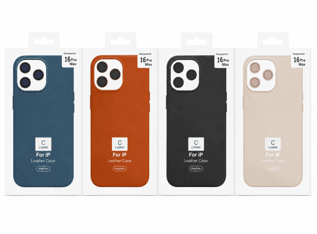 C-covers Capa iPhone 16 PRO MAX Leather Magsafe Colores Varios