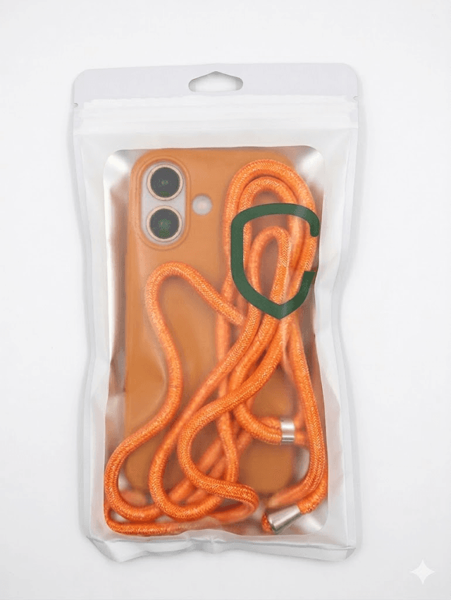 Capa C-Covers para iPhone 17 com Pingente Cores Variadas