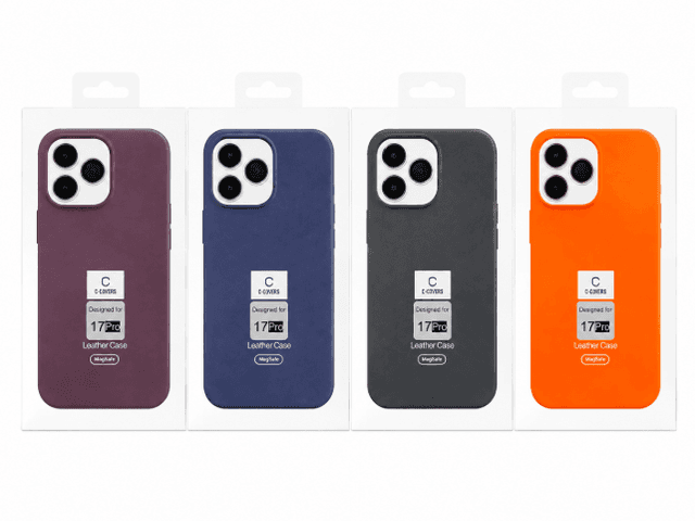 C-covers Capa iPhone 17 PRO Leather Magsafe Colores Varios