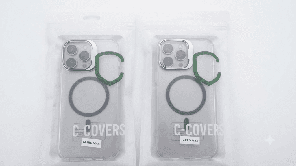 Capa Magnética C-Covers para iPhone 14 Pro Max Camstand Cores Várias