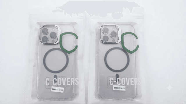 Capa Magnética C-Covers para iPhone 14 Pro Max Camstand Cores Várias