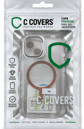 Capa Magnética C-Covers para iPhone 16 Camstand Cores Várias