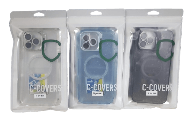 Capa Magnética C-Covers para iPhone 16 Pro Max Glam Camstand C. Varios