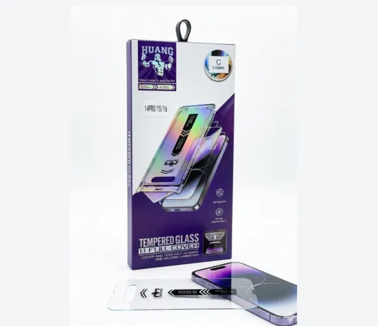 Película C-Covers Vidro Temperado HD para iPhone 14 Pro/15/16