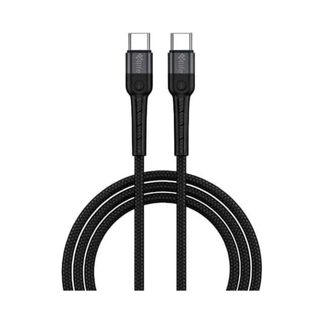 Cabo 4Life FLT2CC602B USB-C para USB-C 2M Preto