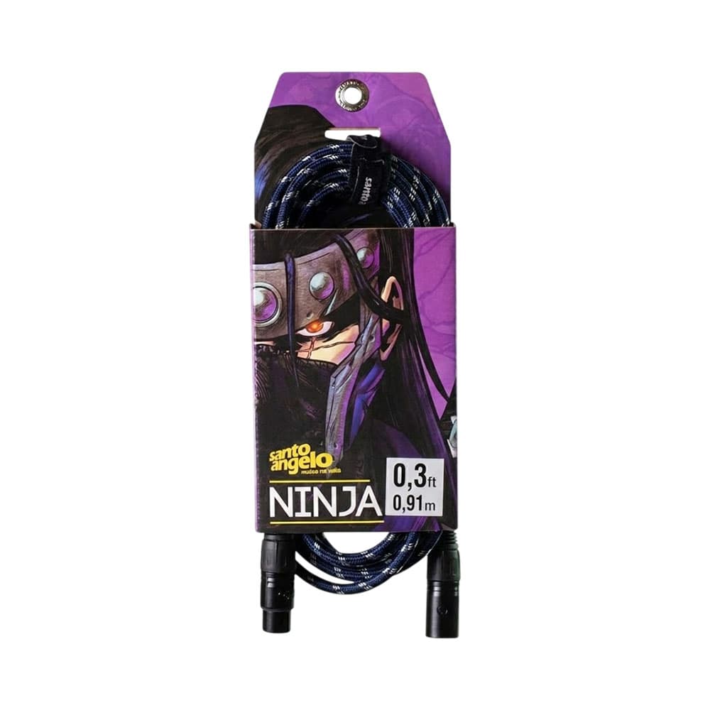 Cabo de Áudio Santo Angelo Ninja Xrl 0.91M Preto