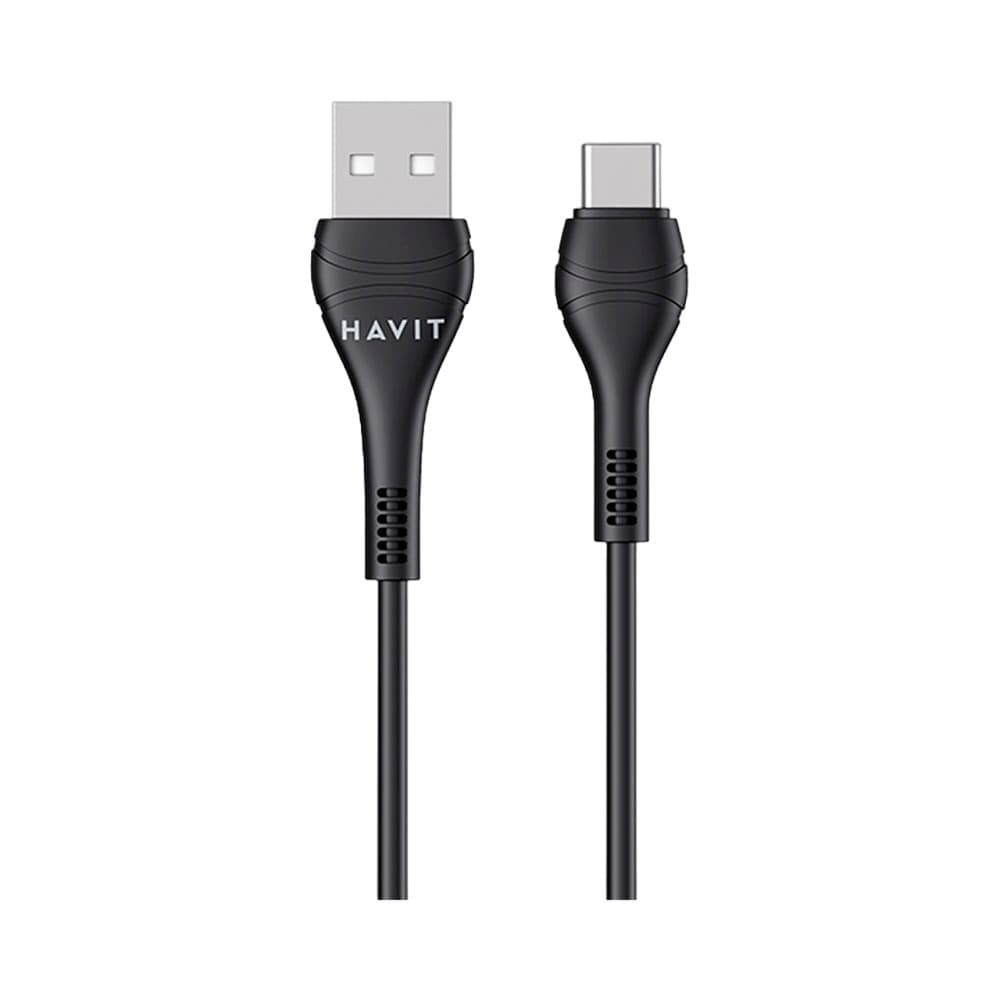 Cabo Havit Cb6161-L USB-A para USB-C 1.80M Preto