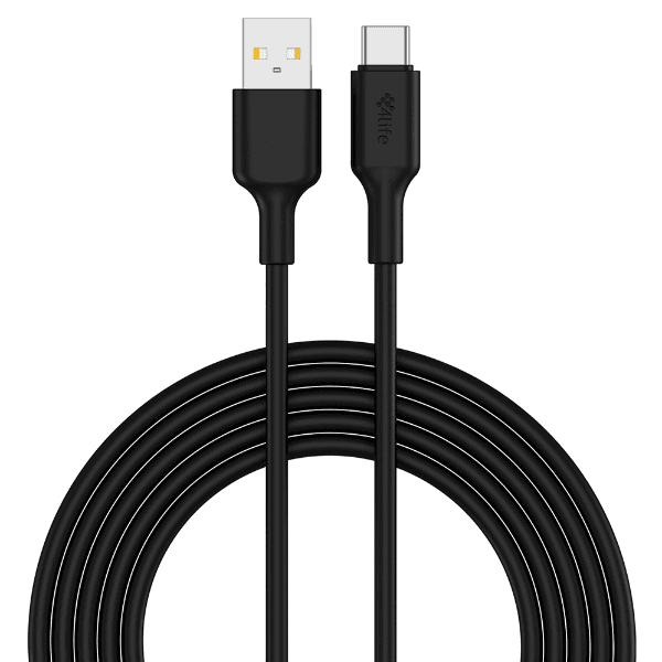 Cabo 4Life Power Flex Series USB-A para USB-C 2 Metros 15W Preto