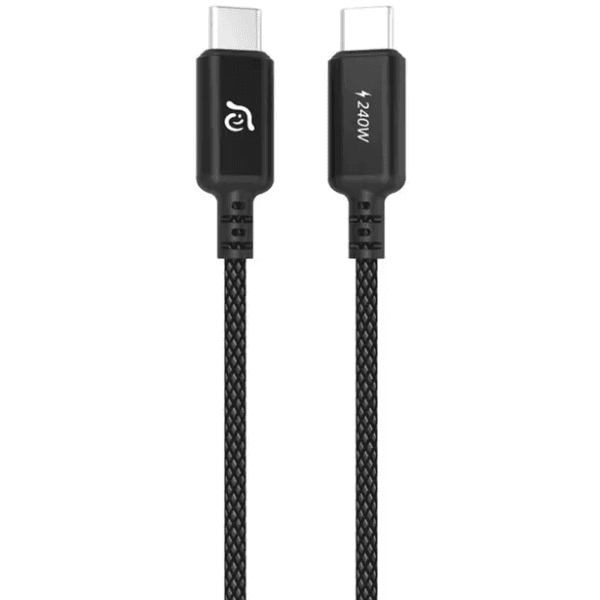 Cabo Adam Elements P200 USB-C para USB-C 240W 2 Metros Preto