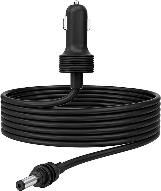 Cabo Adaptador Acendedor de Cigarro para Antena Starlink Mini Black (5 Metros)