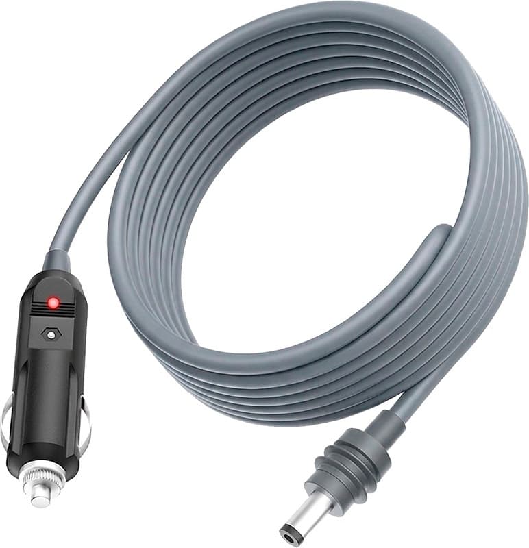 Cabo Adaptador Acendedor de Cigarro para Antena Starlink Mini Cinza (3 Metros)