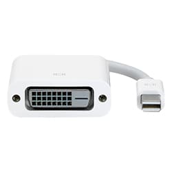 Cabo Adaptador Mini DisplayPort para Dvi Fêmea Branco Apple MB570BE/B