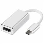 Cabo Adaptador USB-C para DisplayPort Fêmea