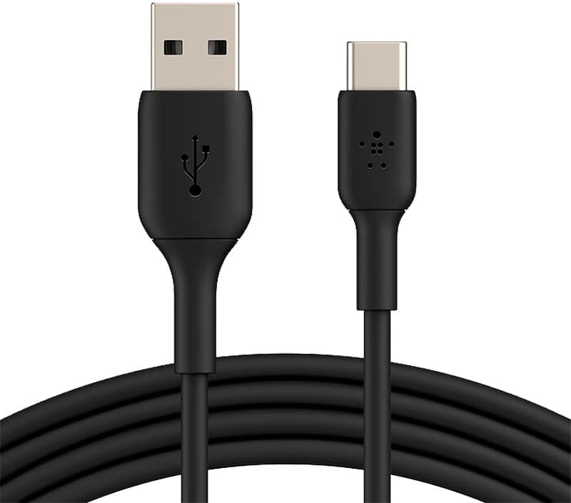 Cabo Belkin USB-A A USB-C 1M CAB001BT1MBK Preto
