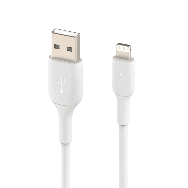 Cabo Belkin USB-A para Lightning CAA001BT2MWH 2 Metros Branco