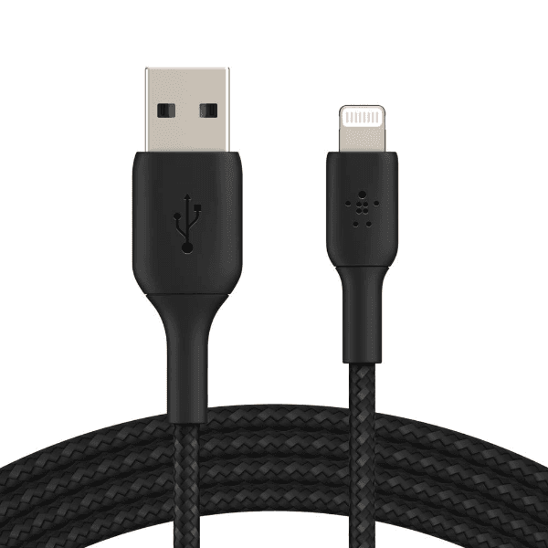 Cabo Belkin USB-A para Lightning CAA002BT1MBK 1 Metro Preto