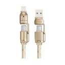 Cabo Celular G-Tide 1.5M USB+USB-C+Lightning