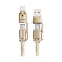 Cabo Celular G-Tide 1.5M USB+USB-C+Lightning