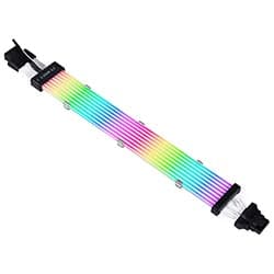 Cabo de Extensão Lian Li Pw16-8Pv2 Strimer Plus V2 8 Light Guide 320MM / 12 Pinos Preto